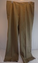 Women&#39;s Dress Slacks Sz 14 Short Beige Cotton Blend Westbound 28&quot; Inseam - £7.78 GBP