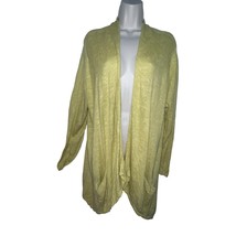 Eileen Fisher Linen Blend Open Front Cardigan Sweater Women&#39;s Size 1X Po... - $30.00