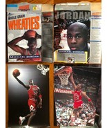 MICHAEL JORDAN Collector&#39;s Edition Lot Wheaties Box / 2 Posters bulls ju... - $10.00