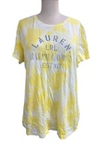 New With Tags Lauren Ralph Lauren LRL 100% T-Shirt Top Size L - $371.00 MXN
