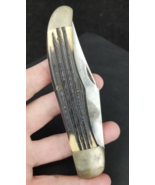 large Queen Steel USA pocket knife #44 5 1/4&quot; 1970&#39;s single blade - $112.34 CAD