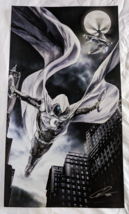 MOON KNIGHT ART PRINT POSTER HAND SIGNED BY THE ARTIST MARVEL COMICS AUT... - £35.17 GBP