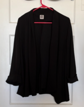 Anne Klein Black Open Front Blazer Size 2X - $29.10