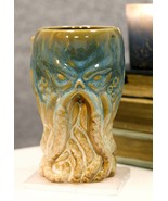 Blue Nautical Cthulhu Cosmic Monster Octopus Kraken Ceramic Tall Pint Mu... - $423.18 MXN