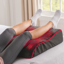 Pain Relieving LED Light therapy Heated Leg Rest Sloped Heat Pillow - £74.69 GBP