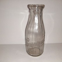 Vintage Crescent Dairy Milk Bottle from One Pint 8&quot; Winnipeg, Canada - £8.67 GBP