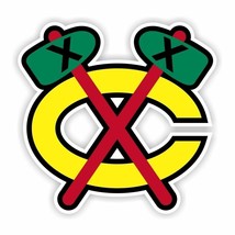 Chicago Blackhawks Old Emblem Precision Cut  Decal / Sticker - £3.15 GBP+