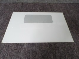 WB57K3 GE RANGE OVEN OUTER DOOR GLASS 27 5/8&quot; x 18 3/4&quot; WHITE - $75.00