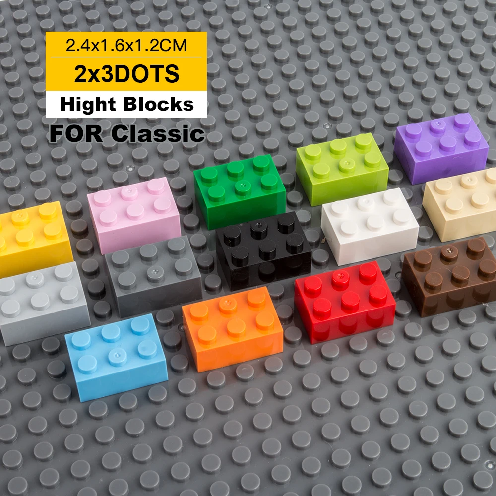 Small Building Block 2x3  Pixel building blocks DIY High Bricks 55pcs for Legoss - £11.50 GBP