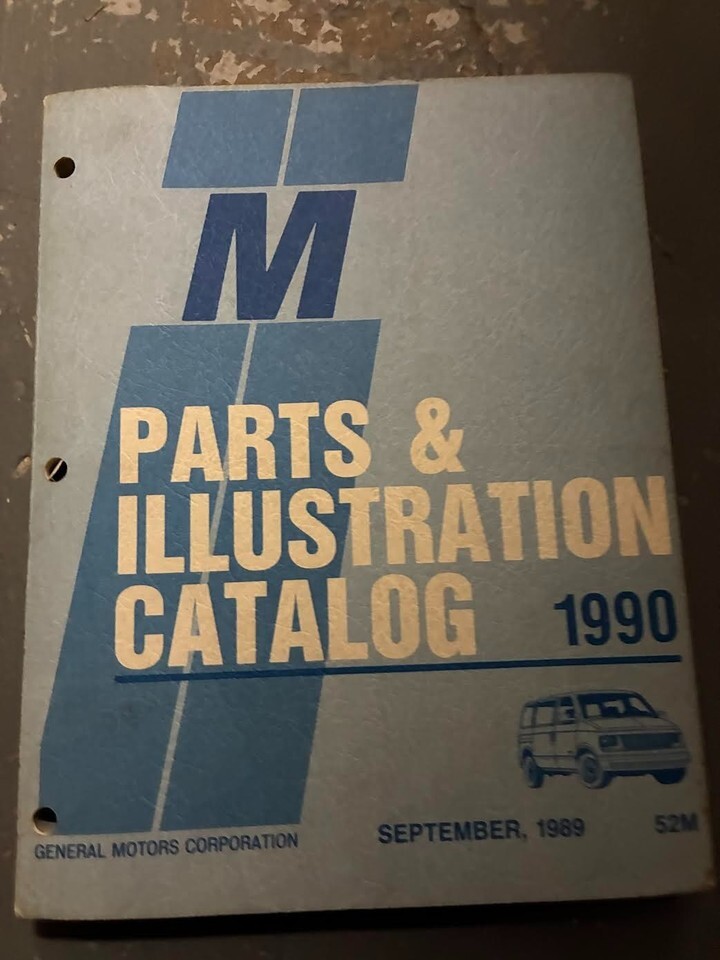1990 Chevrolet Astro Et GMC Safari M Van Parties Livre Illustré Catalogu... - $34.45