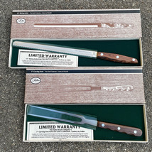 10&quot; Slicing Knife &amp; 7&quot; Carving Fork The Chef&#39;s Collection Cutlery by Fuller - £34.07 GBP