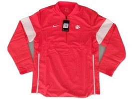 Nike Mens Clemson Tigers Lightweight Coaches Jacket 1/2 Zip Sz M NWT - £24.03 GBP