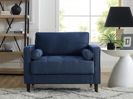 Lifestyle Solutions Lexington Armchair, Navy Blue - £165.73 GBP