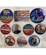 10 Vintage Political Buttons Pins Pin-Back Mike Huckabee   (C) - €6,45 EUR