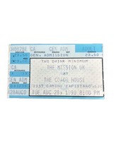 The Mission UK Concert Ticket Stub - The Coach House SCJ, CA  8/28/1990 - $20.00