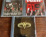 Van Halen Kiss Ratt Greatest Hits CD Lot Hair Metal Hard Rock - $18.80