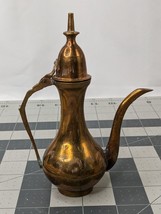 Brass Tea Pot Etched 5.75 Inch - $19.95