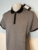 Matinique Burlan Black and White Diamond Polo Shirt, Men&#39;s Size XL, NWT - £22.77 GBP