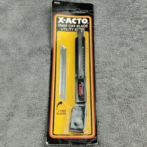 X-Acto X3244 Snap Off Blade Utility Knife 2 Free Blades New Sealed Vintage Rare - £14.92 GBP