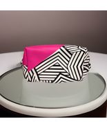 Sal &amp; Jo&#39;s _Pink/WHITE/BLACK Faux Leather Cosmetic Makeup Bag Case NWT - $19.54 CAD