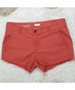 J Crew Salmon Frankie Cut-Off Shorts Size 6 - $13.67 CAD