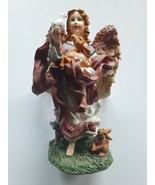 Hand crafted Angel with Animals Figurine - $24.99 CAD