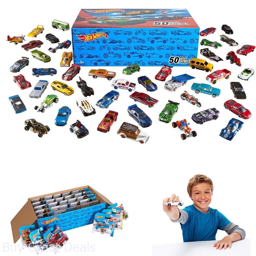 Hot Wheels Basic Toy Cars, Ultimate Starter Set 50 Pack Kids Play Vehicles, New