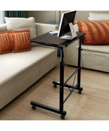 Computer Desk with Rolling Wheels for Home Office Workstation, Laptop Table - $93.42 CAD