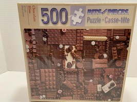 Chocolate 48983 Bliss Bits and Pieces 500 Jigsaw Puzzle Candy 16x20 Bran... - $8.42