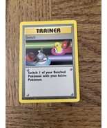 1999 Pokemon Trainer Card Switch 95/102 - $7.47