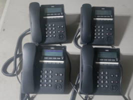 Lot of 4 NEC DT900 ITK-6DGS-1-BK VoIP Network IP Phone Business Telephone - $138.59