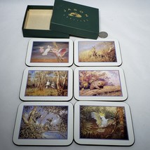 Set of 6 Jason Products Coasters Australian Wildlife New Zealand D2562 NIB - £19.65 GBP