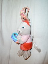 Peter Rabbit Stuffed Plush Lilly Lily Bobtail Bunny Rabbit Baby Chime Rattle Toy - $24.74