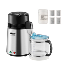 VEVOR Water Distiller, 4L 1.05 Gallon Pure Water Purifier Filter, 750W, ... - $81.99