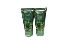 2 Bath &amp; Body Works Travel Size Body Cream VANILLA BEAN NOEL Set of 2 - $10.95