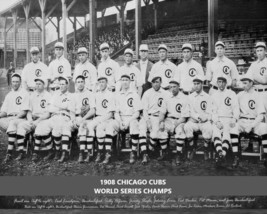 1908 Chicago Cubs 8X10 Team Photo Baseball Picture With Names Mlb - $4.94