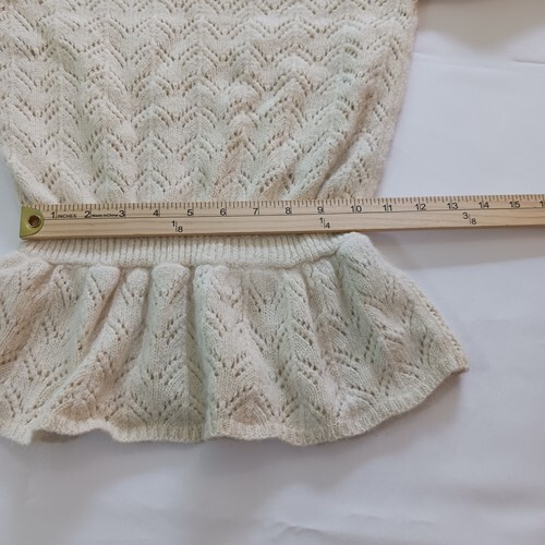 Cassidy Long Sleeve Pullover Women's Cream Sweater Top Size Medium (M) Item image 13