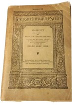 1911 Hamlet William Shakespeare Riverside Press Literature Series Cambridge - £3.48 GBP