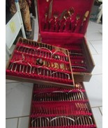 URAI THAILAND Vintage 144 pieceS, service for 12, set of Bronze Flatware - €550,23 EUR