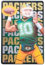 Green Bay Packers Vintage Logo Poster Print Metal Sign 12x8in Old New NF... - $34.67 CAD