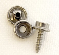 Snap Cap &amp; Socket, All Stainless Steel w/ 5/8&quot; Inch #8 Screw Stud 16 Pie... - $399.06 MXN