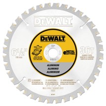 DEWALT Circular Saw Blade, 6 1/2 Inch, 36 Tooth, Aluminum Cutting (DW9152) - $34.99