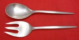 Tulip By Michelsen Sterling Silver Salad Serving Set AS Short 8 3/4&quot; - £302.93 GBP