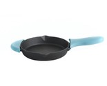 Pioneer Woman ~ Dual Handles &amp; Spouts ~ 8&quot; Cast Iron Skillet ~ Silicone ... - £36.68 GBP