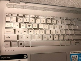 HP Envy x360 15-aq210nr palmrest top cover keyboard touch pad 857283-001 - $29.59