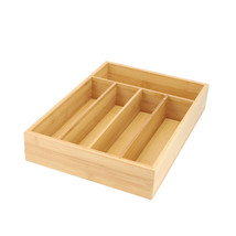 MegaChef Bamboo 5 Section Drawer Organizer - $1,052.24 MXN