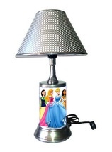 Disney Princess desk lamp with chrome finish shade, 11 Princesses - £34.86 GBP