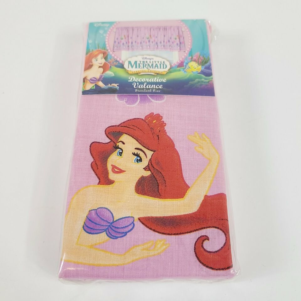 Disney's The Little Mermaid Decorative Window Valance Standard Size - $18.69