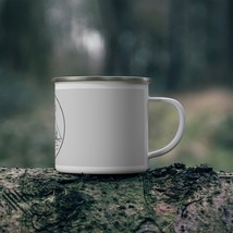 &quot;I Hate People&quot; - Enamel Camping Mug w/Black/White Outdoor Scene Drawing - 12 oz - £16.13 GBP