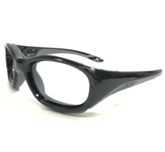 Rec Specs Athletic Goggles Frames SLAM XL 210 Shiny Black Gray Wrap 55-19-135 - £51.18 GBP